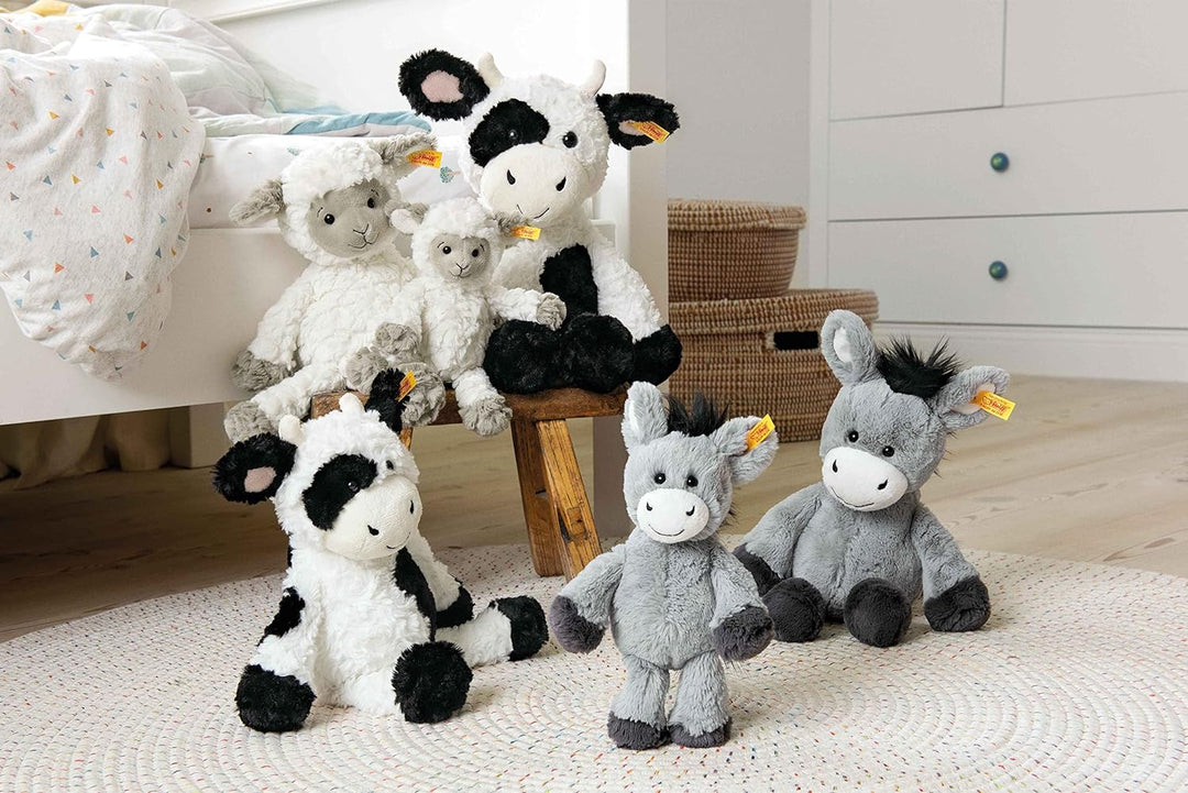 Steiff Kuscheltier Dinkie Esel, Süsses Stofftier mit Kunststoffaugen, Kinder, Jungen & Mädchen, Soft