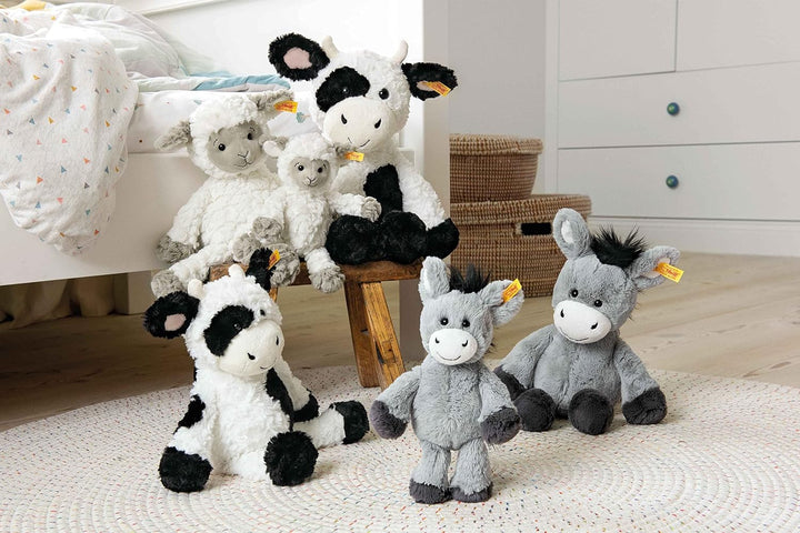 Steiff Kuscheltier Dinkie Esel, Süsses Stofftier mit Kunststoffaugen, Kinder, Jungen & Mädchen, Soft