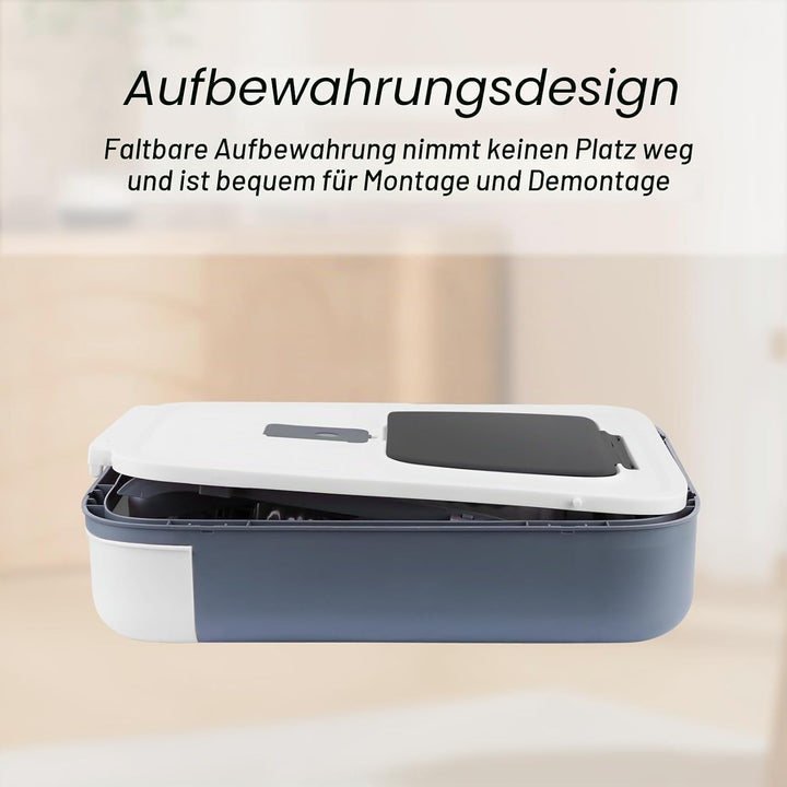 OHMG Selbstreinigende Katzentoilette,Katzenklo Selbstreinigend,Geruchsbeseitigung,Geschlossen Grosse