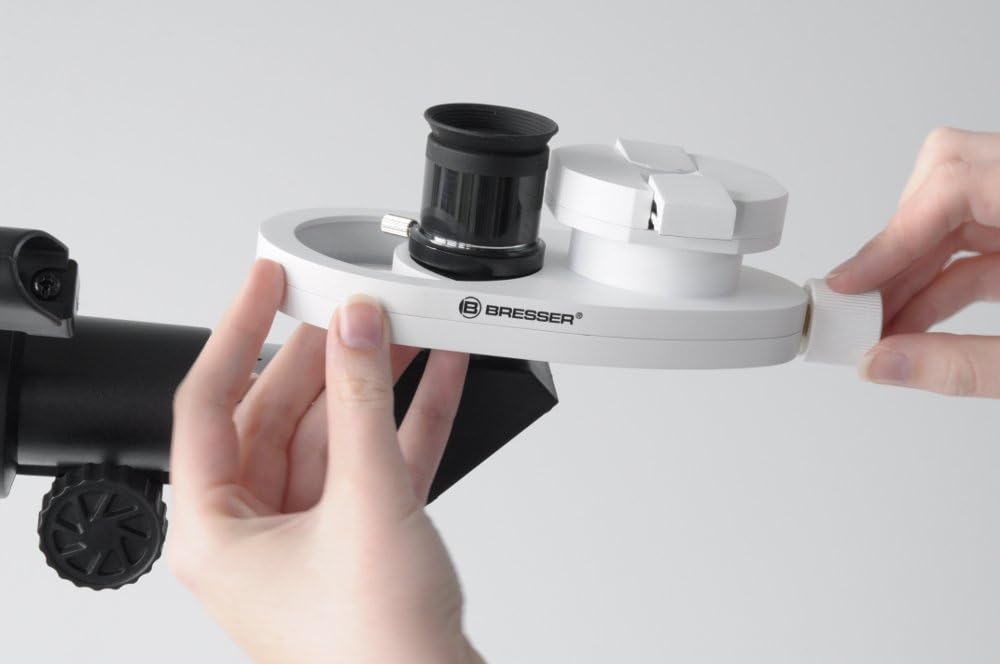 Bresser Universal Smartphone Adapter für Teleskope, Mikroskope, Spektive, für Okulare bis 68 mm Durc