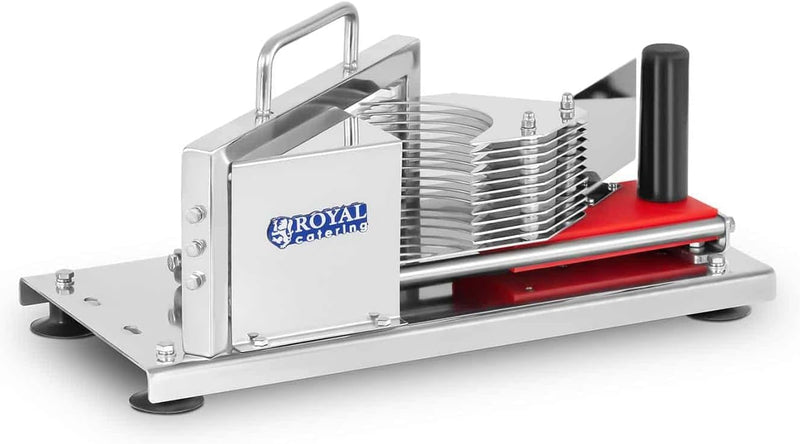 Royal Catering Tomatenschneider Edelstahl Gemüseschneider Mozzarellaschneider RCT-5 (5,5 mm Schnittd