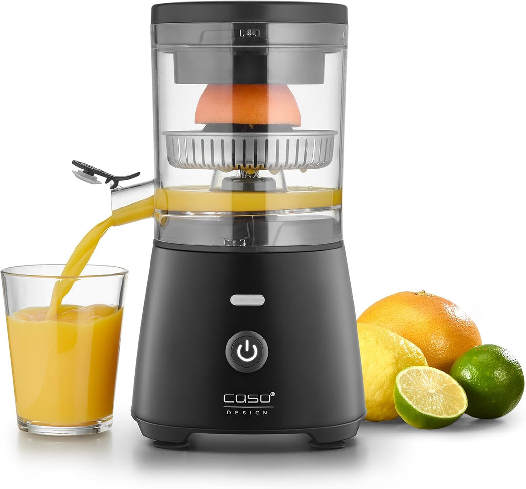 CASO CP 400 Lift - elektrische Zitruspresse, hohe Saftausbeute, BPA-Frei, Universal-Presskegel für a