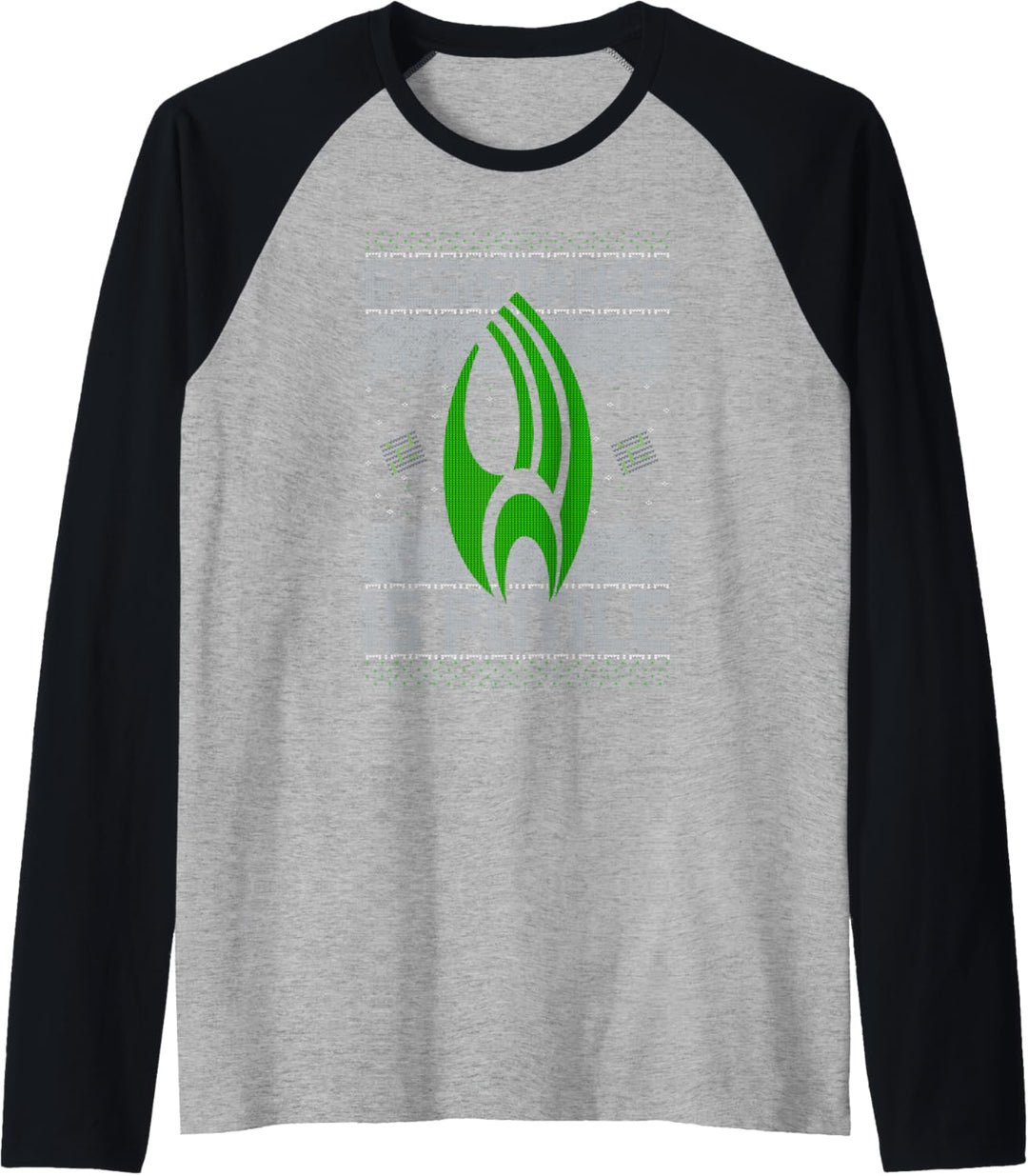 Star Trek: The Next Generation Borg Ugly Christmas Raglan