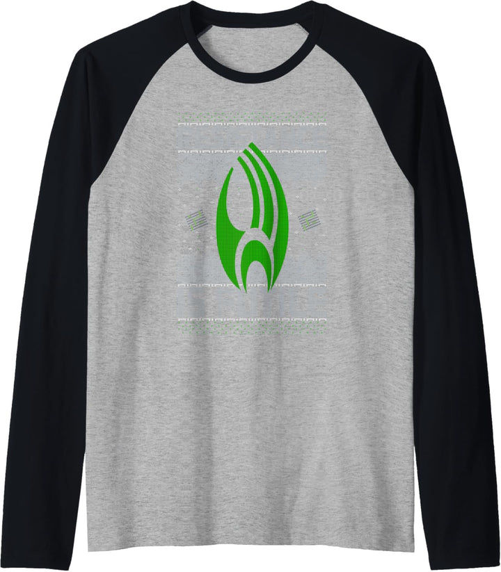 Star Trek: The Next Generation Borg Ugly Christmas Raglan