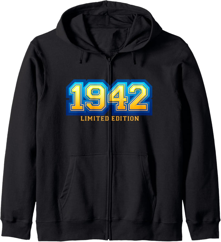 82. Geburtstag Mann Frau 82 Jahre 1942 Deko Lustig Geschenk Kapuzenjacke
