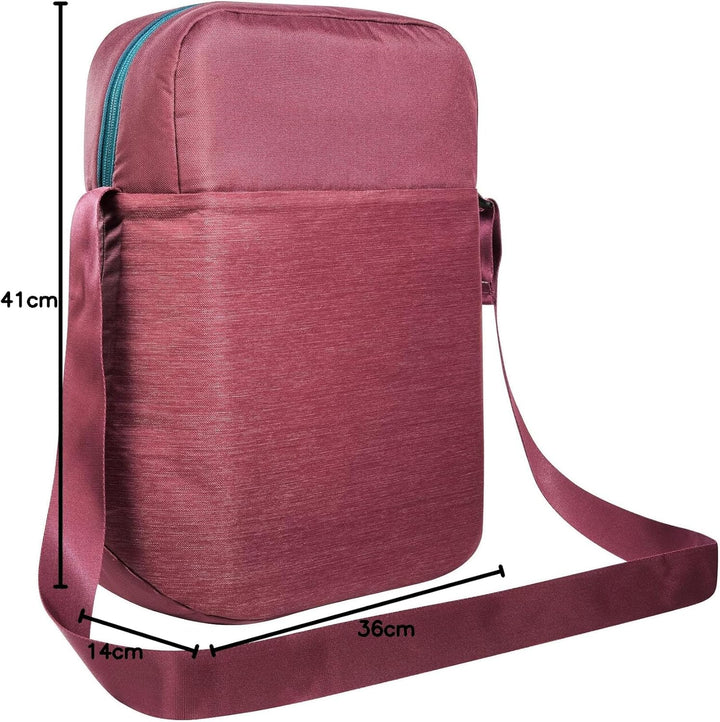 Tatonka Unisex – Erwachsene Cooler Shoulderbag Kühltasche 15 Liter bordeaux red, 15 Liter bordeaux r