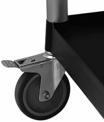 METRO Professional Servierwagen GPT1003, Polypropylen/Aluminio, 44 x 68.5 x 25 cm, schwarz