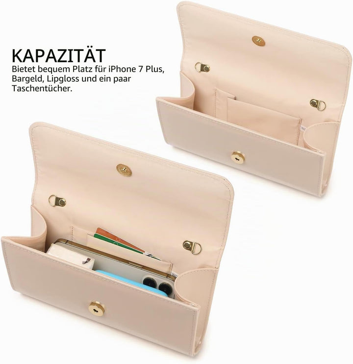 Patent Leather Envelope Clutch Womens Evening Handbag Stylish Shoulder Bag Purse for Christmas Weddi