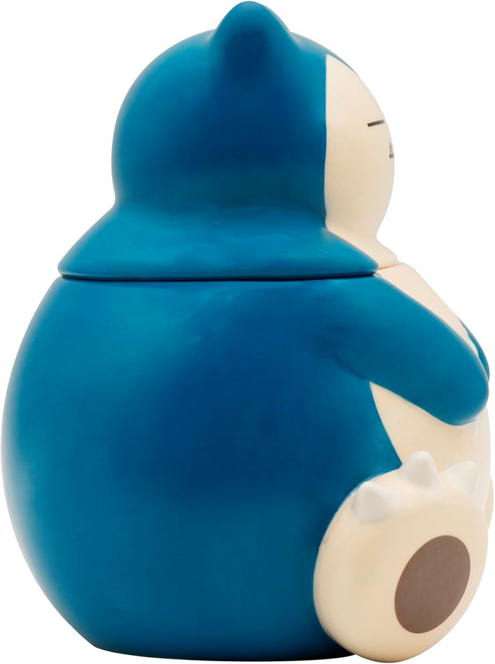 ABYSTYLE Pokémon Snorlax - Keksdose aus Keramik, 18 x 13,5 x 15,5 cm, Küchendekoration, luftdichter