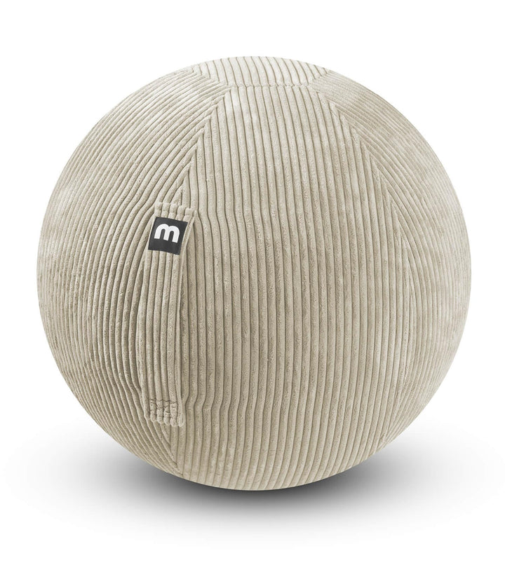 mokebo® Stoff Sitzball Büro ergonomisch 'Der Sportliche', Gymnastikball mit Pumpe, Pezziball oder Ho