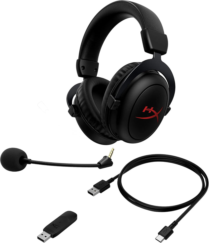 HyperX Cloud II Core Wireless - Gaming Headset for PC, DTS Headphone:X Spatial Audio, Memory Foam Ea