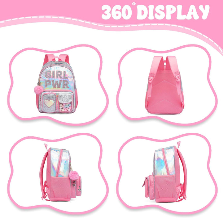 HTgroce Rucksack Mädchen Durchsichtig Rucksack Transparent Plastic schultascheTransparent Waterproof