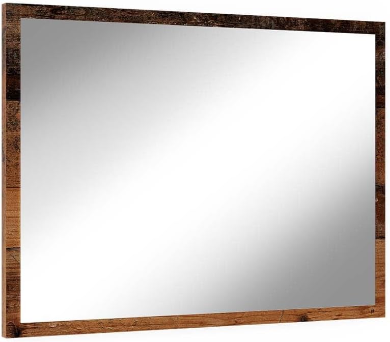 Vicco Badezimmerspiegel Kiko, Eiche rustikal, 45 x 60 cm, Eiche Rustikal