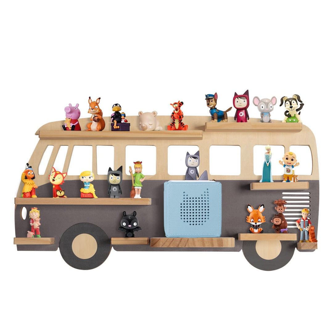 Todeco Tonie-Regal für Toniebox Hörfiguren, Magnetische Aufbewahrung für 20-25 Tonie, Perfekte Tonie