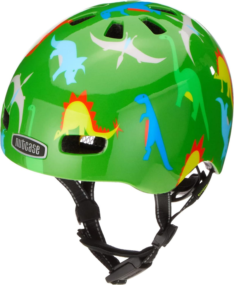 Nutcase Baby Nutty-Dyno Mite Unisex-Helm, Mehrfarbig, XXS