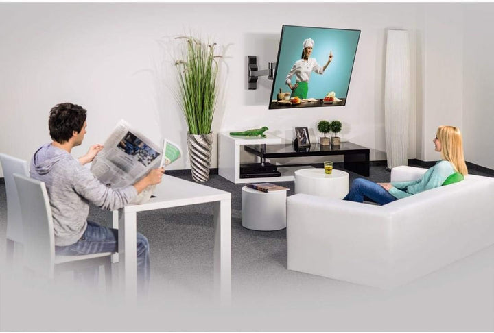 Hama Monitor-/TV-Wandhalterung (Vollbewegliche Halterung 10-26 Zoll, Wandhalter für Monitor/Fernsehe