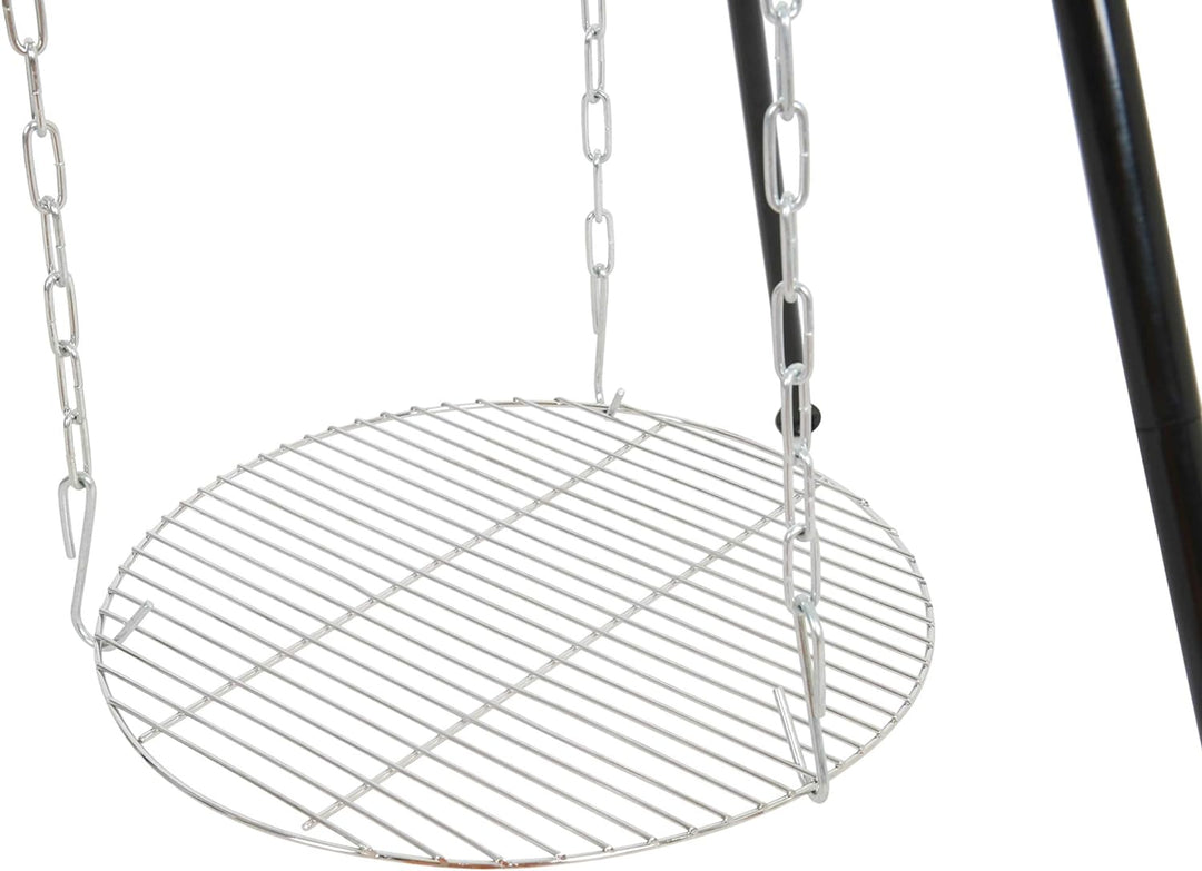 Mayer Barbecue BRENNA Schwenkgrill Set, Dutch Oven Set mit Dreibeinständer, Dutch Oven 5,5 l, Gussei