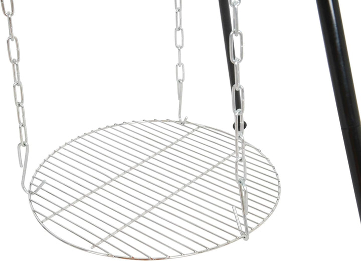 Mayer Barbecue BRENNA Schwenkgrill Set, Dutch Oven Set mit Dreibeinständer, Dutch Oven 5,5 l, Gussei