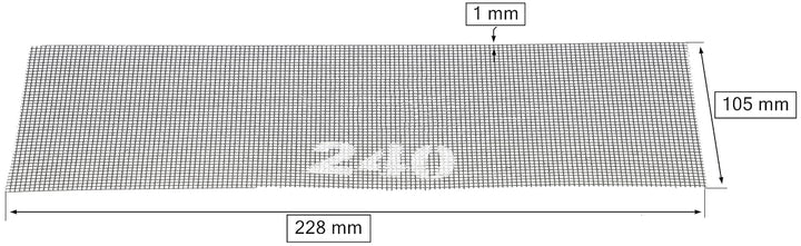 KOTARBAU® 50er Set Schleifgitter für Rigipsschleifer zum Schleifen von Trockenbau 240 240 50, 240 50
