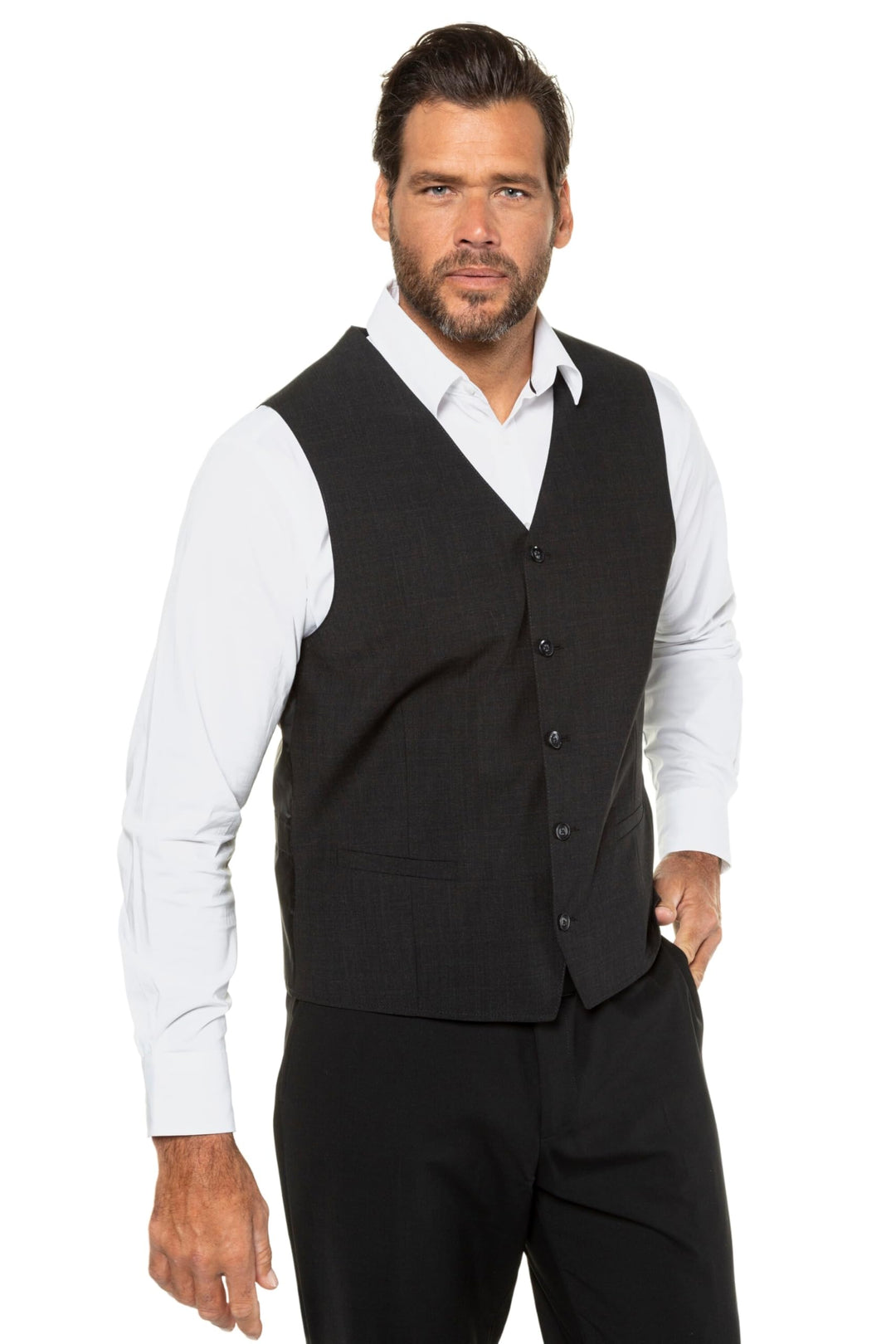 JP 1880 Herren grosse Grössen Übergrössen Menswear L-8XL Weste, Business, FLEXNAMIC®, Baukasten Zeus
