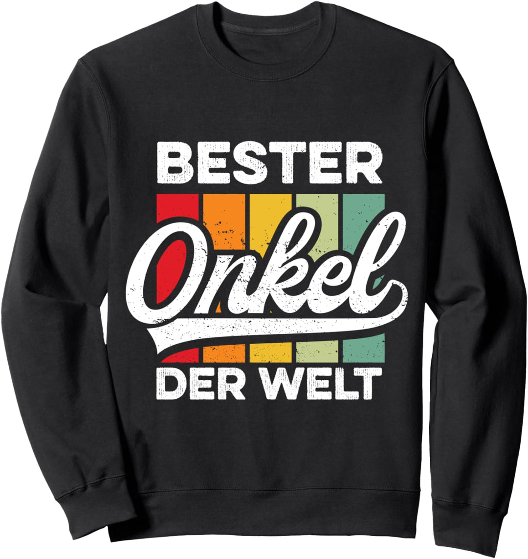 Bester Onkel der Welt Vintage Spruch für den besten Onkel Sweatshirt