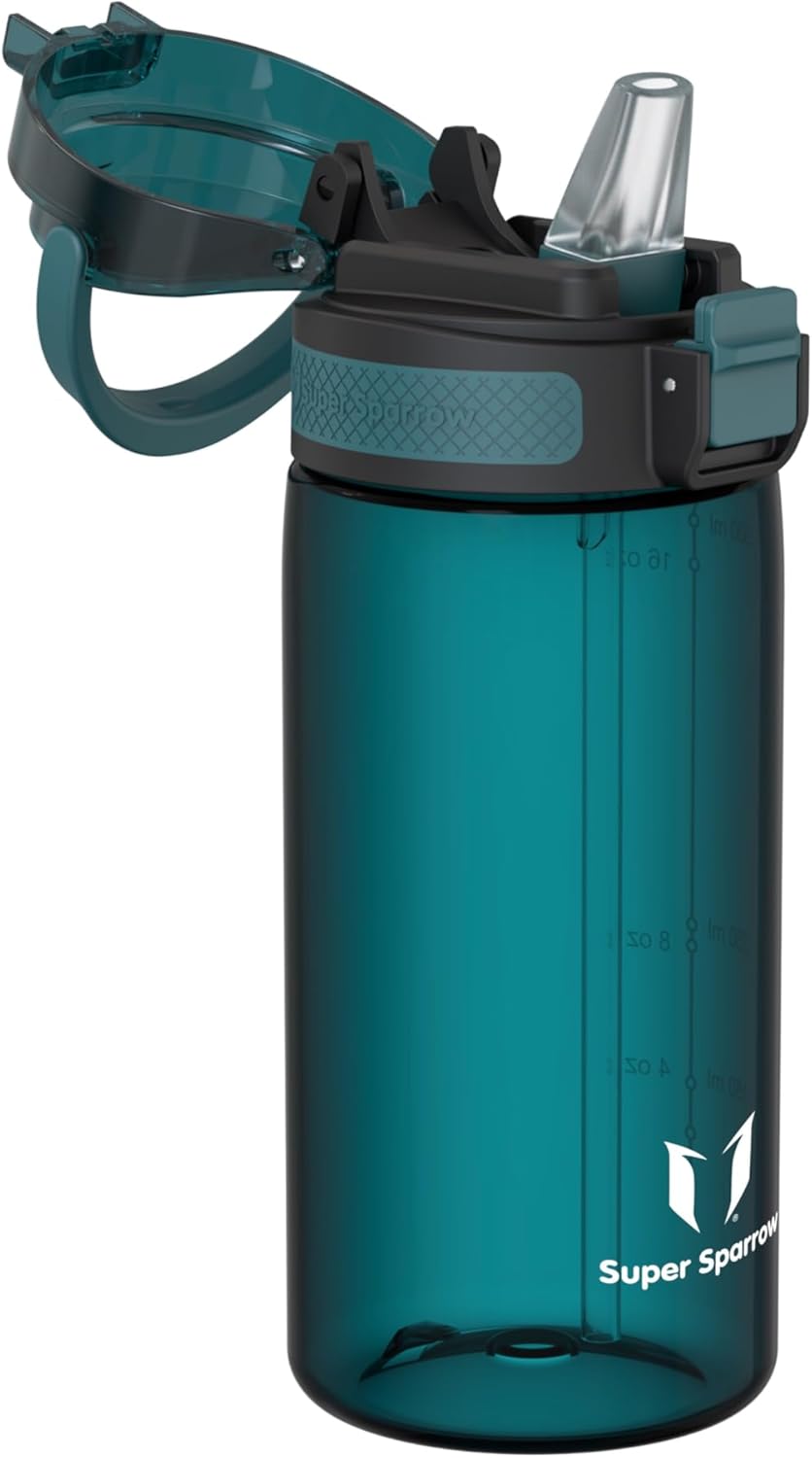 Super Sparrow Trinkflasche - TouchSip Wasserflasche - 500ml, 750ml, 1000ml - BPA-frei - Ideale Sport