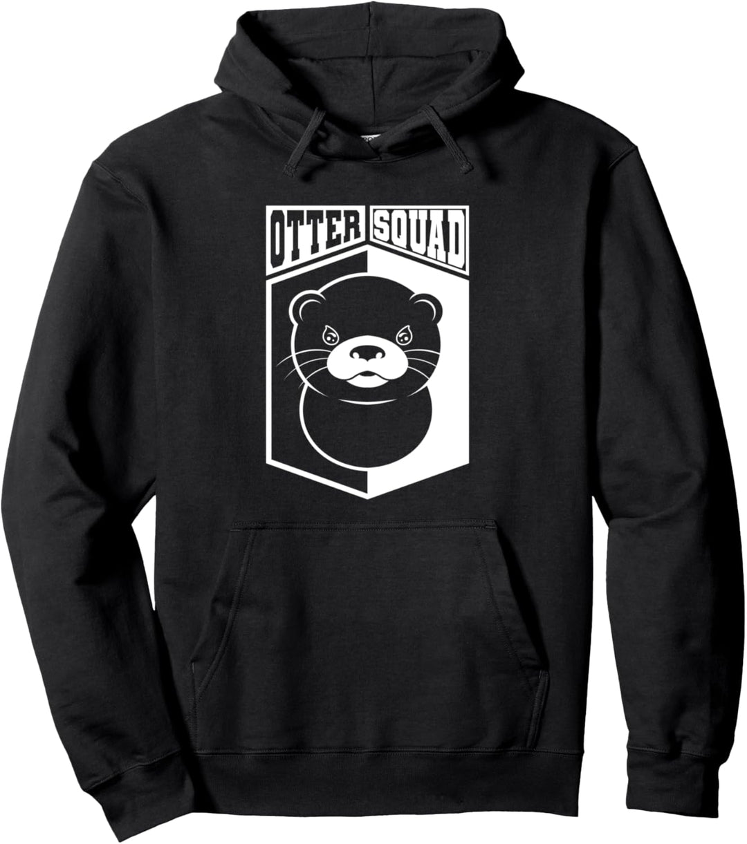 Otter Squad Cooles Zitat Niedlicher Seeotter Wildlife Tier Pullover Hoodie