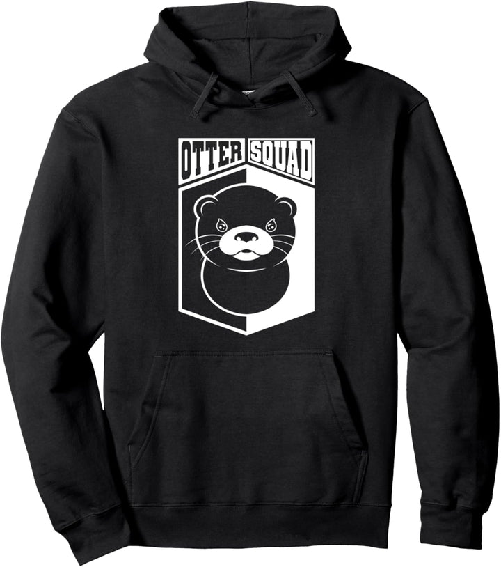 Otter Squad Cooles Zitat Niedlicher Seeotter Wildlife Tier Pullover Hoodie