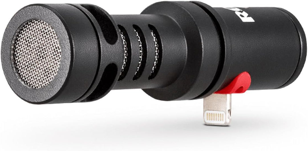 Rode VMML Videomic Me-L für iPhone + keepdrum Kopfhörer ME-L Mit Kopfhörer, ME-L Mit Kopfhörer
