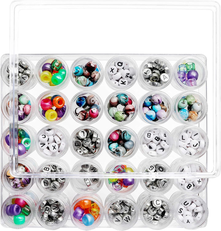 Kurtzy Transparente Kleine Dosen mit Deckel Plastik mit je 30 Creme Dosen (3er Pack) Probendöschen K