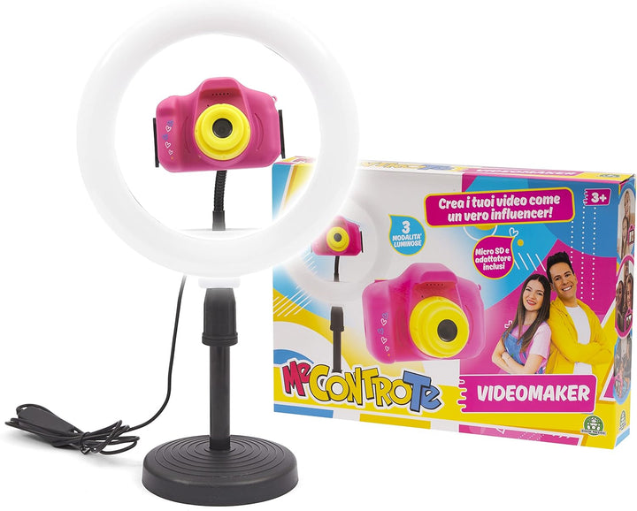 Giochi Preziosi Me Contro Te Studio Maker, Digitalkamera für Kinder mit Stativ, höhenverstellbar, Mä