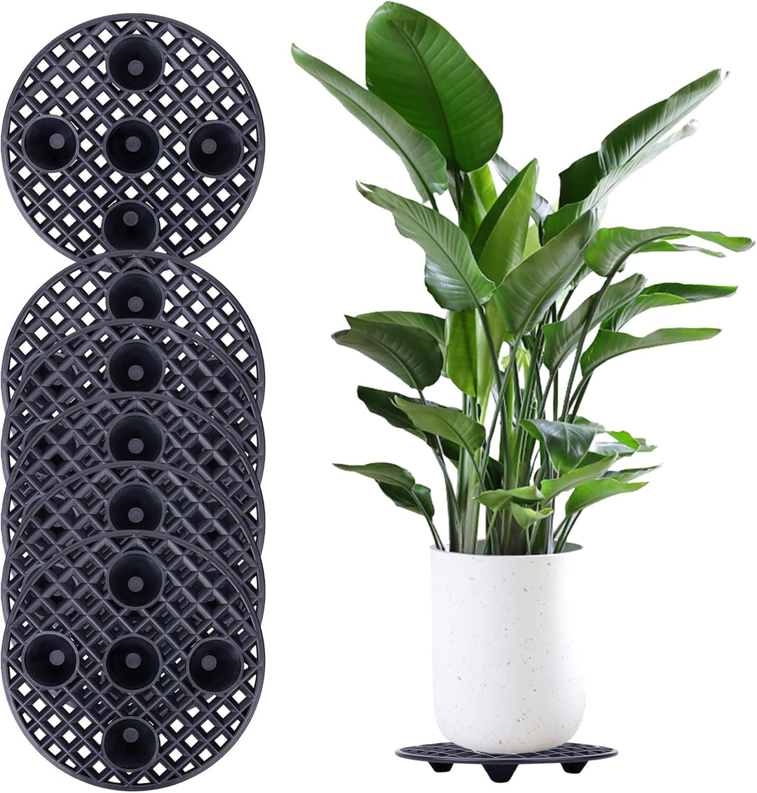 GAESHOW 6 Stück Blumentopfe Mesh Pads, 20cm Blumentopfgitter Matten, Bonsai Gitter, Kunststoff Blume