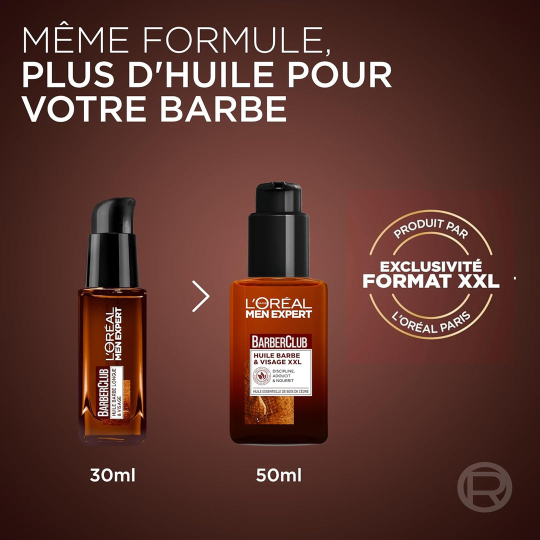 L'Oréal Men Expert BarberClub Herrenöl mit ätherischem Zedernholz 30 ml, 1 Stück