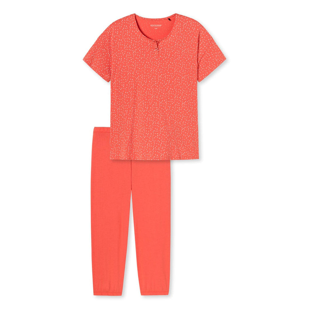 Schiesser Damen Pyjamaset, 38 Apricot