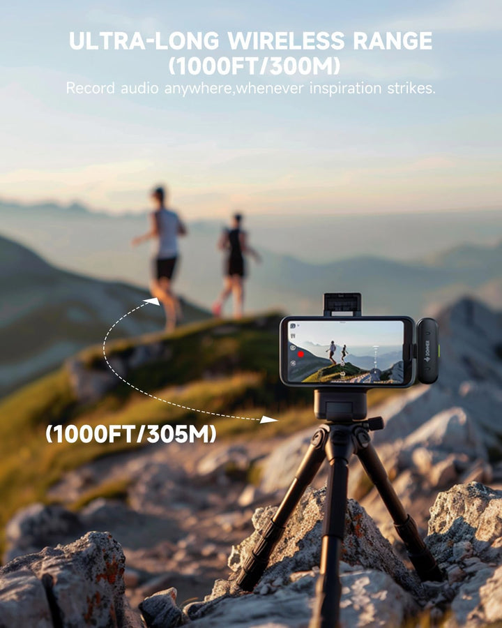 Donner Kabelloses Lavalier-Mikrofon mit Typ C für iPhone 15, Plug-Play-Ansteckmikrofon für iOS und A