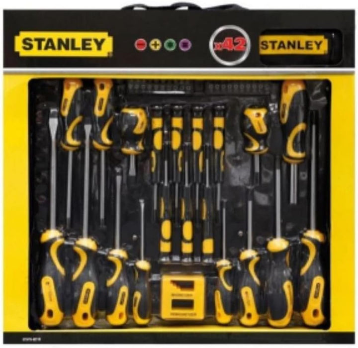 Stanley Schraubendreher-Set (42-tlg. mit 20 Bits mit Nylontasche) STHT0-62113 1 Multi-colour, 1 Mult