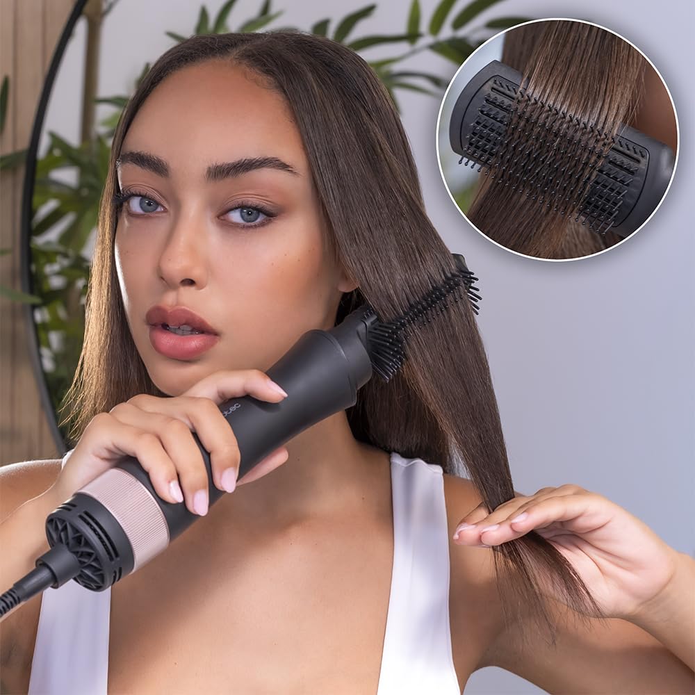 Cecotec Heissluftbürste Bamba CeramicCare 10in1 Styler, 1000W, 10 Austauschbare Köpfe, 3 Temperature
