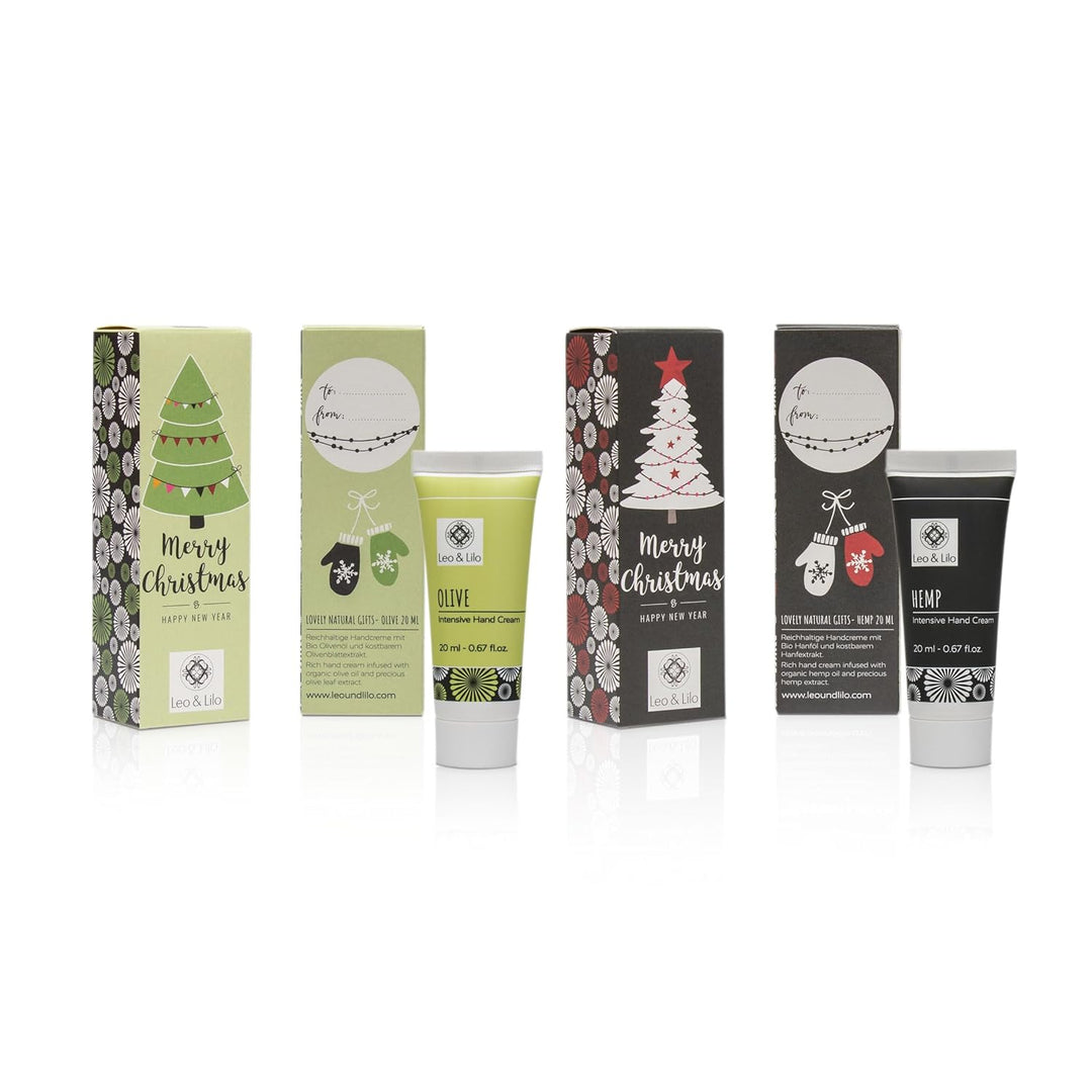 Leo & Lilo Kleiner Gruss Merry Christmas - Zauberhafte Handcreme Geschenksets - 6er-Set mit jeweils