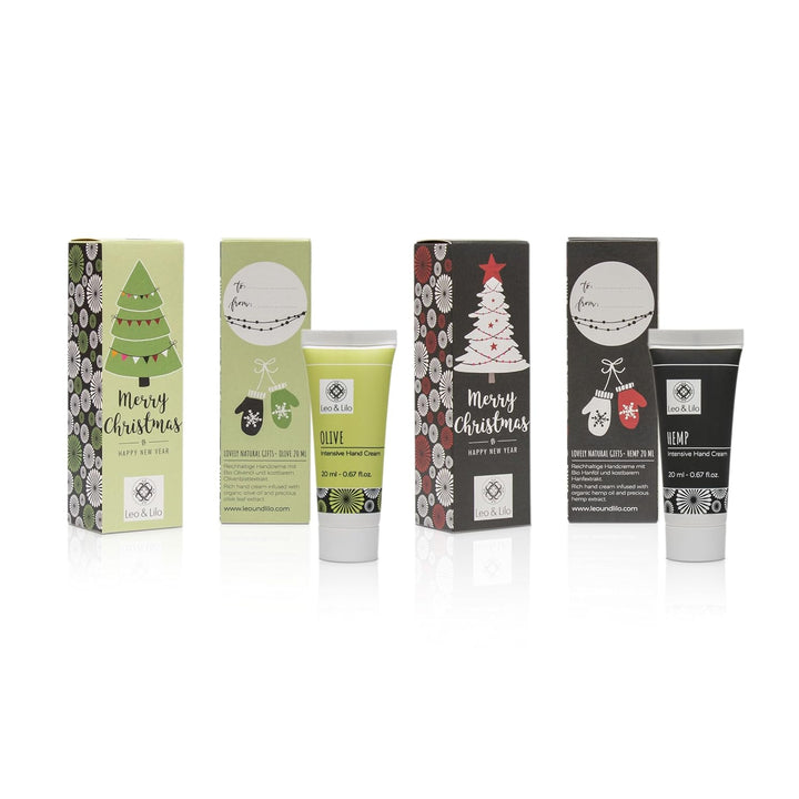Leo & Lilo Kleiner Gruss Merry Christmas - Zauberhafte Handcreme Geschenksets - 6er-Set mit jeweils