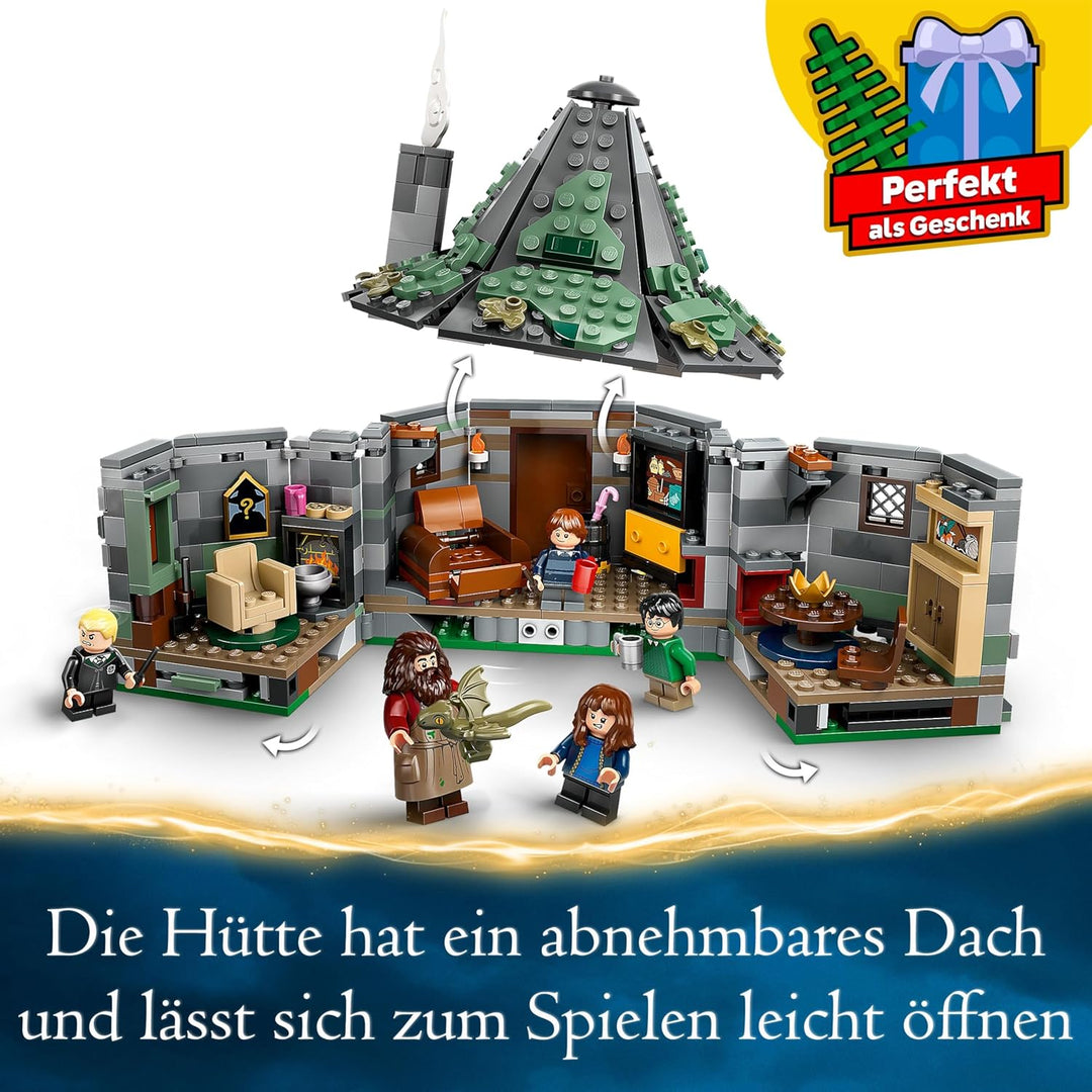 Lego Harry Potter Hagrids Hütte: EIN unerwarteter Besuch Set mit 5 Mini-Figuren und 2 Tierfiguren, G