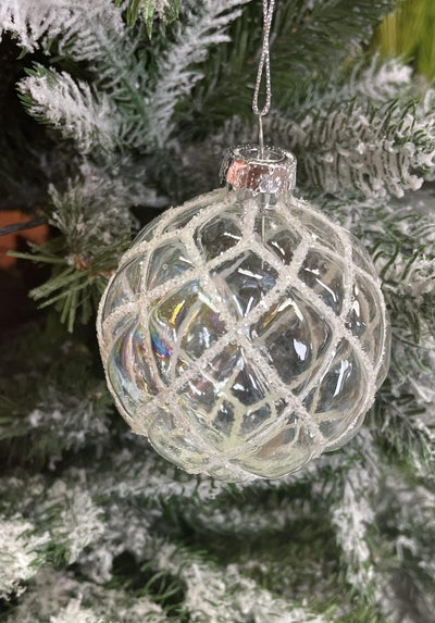 MC Trend 12er Set edle Luxus Glas Weihnachtskugeln Ø 8cm Weihnachtsbaum Kugeln Christbaumkugeln Weih