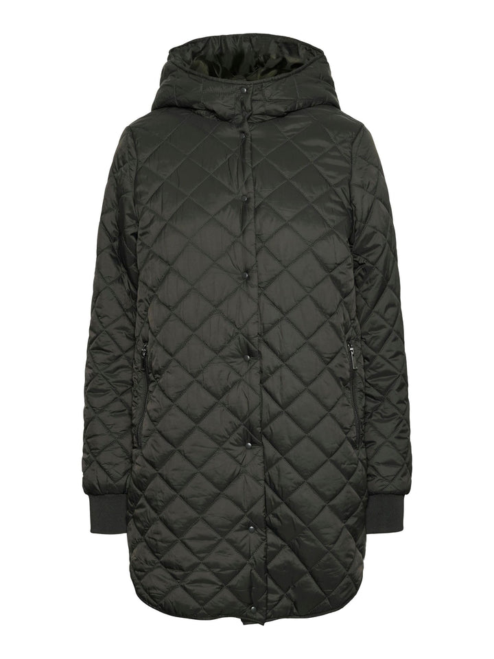 VERO MODA Female Mantel VMHAYLE Steppjacke, Grau / Peat
