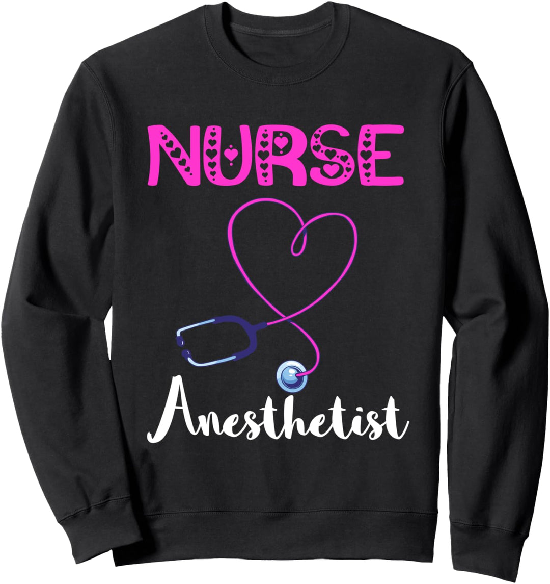 Anästhesist Krankenschwester Narkose Arzt Anästhesiologie Sweatshirt