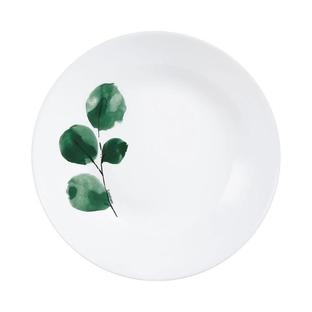 Luminarc Eucalyptus - Suppenteller 20 cm - 6 Stück - aus Opal - Mikrowellengeeignet und spülmaschine