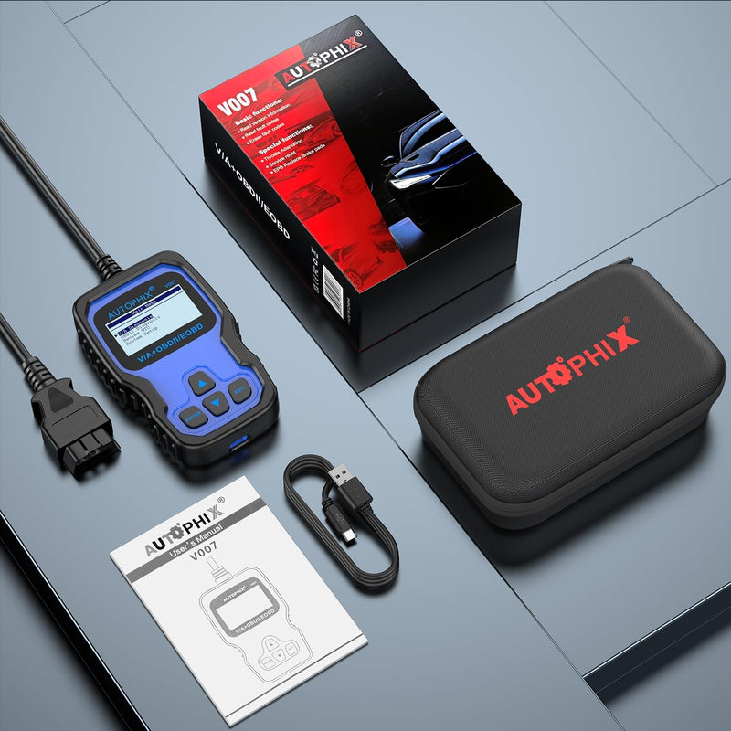 AUTOPHIX V007 OBD2 Diagnosegerät Kompatibel mit VAG mit Motor ABS Airbag Getriebe löschen Fehlercode