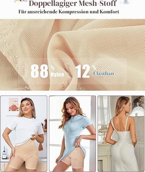 KUMAYES Bauchweg Unterhose Damen Shapewear Hohe Taille Bauchkontrolle Höschen Shaping Unterwäsche Le