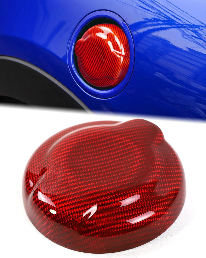 Carbon Fiber Fuel Tank Gas Filler Lid Door Cap Case Cover,for Mini Cooper F Series (2.0T R55 Clubman