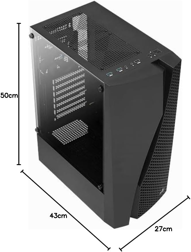 AeroCool Wave-G-BK-v1 BK ATX | ACCM-PV35013.11, Multicolour, One Size