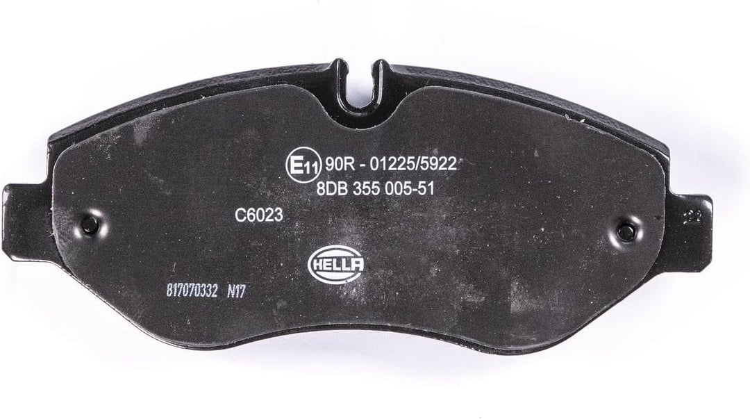 HELLA PAGID 8DB 355 005-511 Bremsbelagsatz - C6023 - Dicke/Stärke: 21.4mm - Bremssystem: Brembo - fü