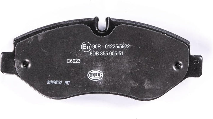 HELLA PAGID 8DB 355 005-511 Bremsbelagsatz - C6023 - Dicke/Stärke: 21.4mm - Bremssystem: Brembo - fü